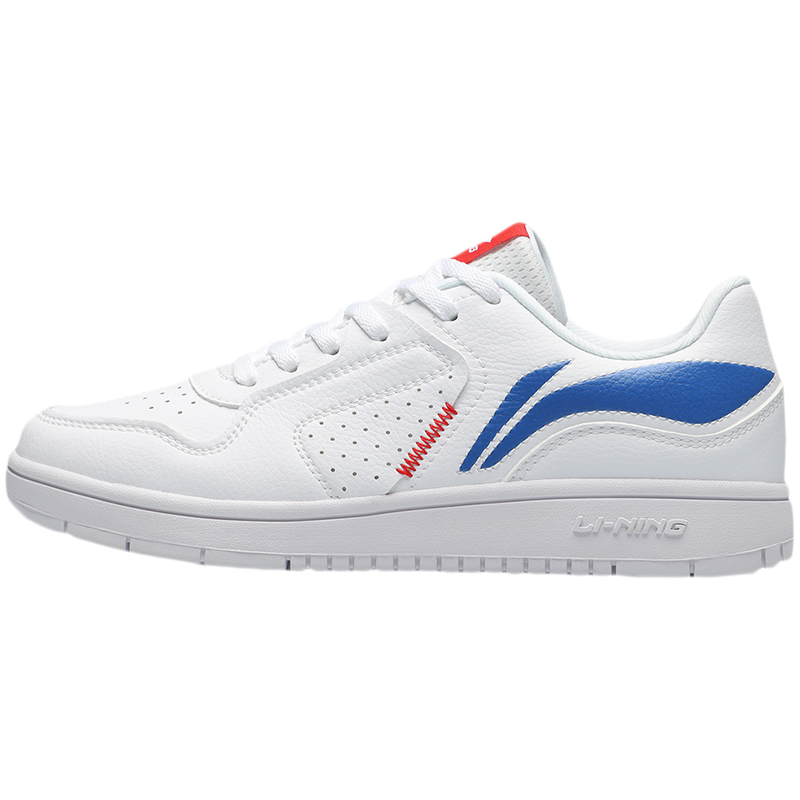 李宁童鞋休闲鞋男女大童休闲板鞋圆头青少年鞋子小白鞋低帮运动鞋