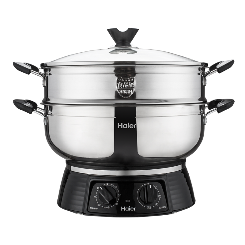 海尔(Haier)电炒锅HDC-DMB3403多功能电炒锅电煮锅电火锅多档时间调节