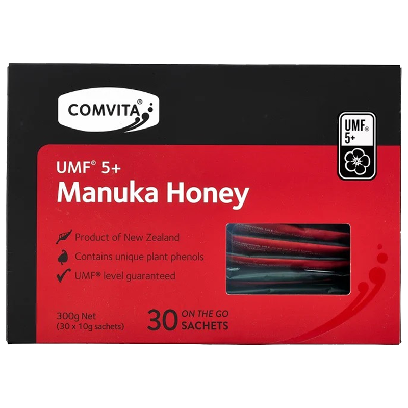 保税发-康维他(COMVITA)麦卢卡花蜂蜜UMF5+便携装(10g*30条) 澳洲新西兰原装进口蜂蜜 日常守胃全家