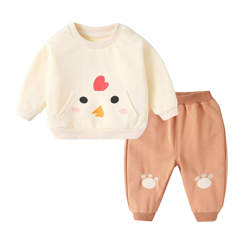 春秋儿童男女可爱两件套