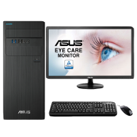 华硕(ASUS)商用台式电脑弘道华硕D500TC 21.5寸 (I3-10105 8GB 256G固态 集显 中标麒麟V7.0)