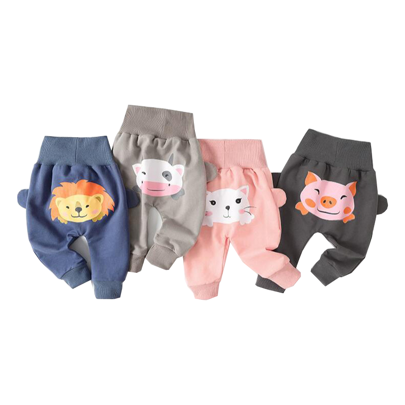 2023婴儿大PP护肚裤长裤子春装春秋男童女宝宝