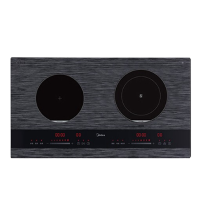 美的(Midea)双灶电磁炉嵌入式家用大功率大火力炒菜台嵌两用定时安全防水防刮耐高温易清洁一电一陶 MC-ZHC3507