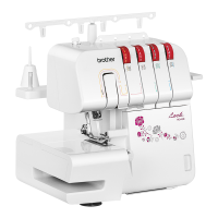 家用包缝机M343D电动四线锁边拷边机 官方标配