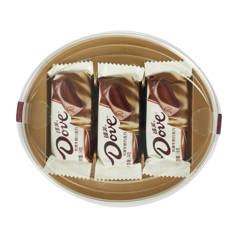 德芙丝滑牛奶巧克力碗装252g