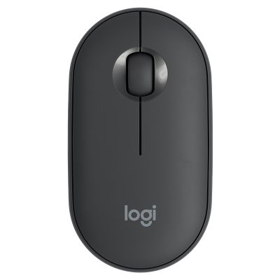 罗技 (Logitech) Pebble鹅卵石轻薄型无线蓝牙鼠标光电蓝牙台式机笔记本电脑家用商务鼠标+(塔罗钟)盖板