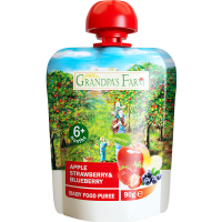 爷爷的农场苹果草莓蓝莓泥90g