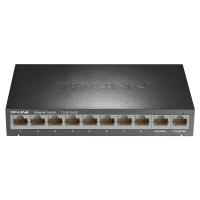 普联 TP-LINK TL-SF1010D 10口百兆以太网 企业网络监控分线器网线集线器