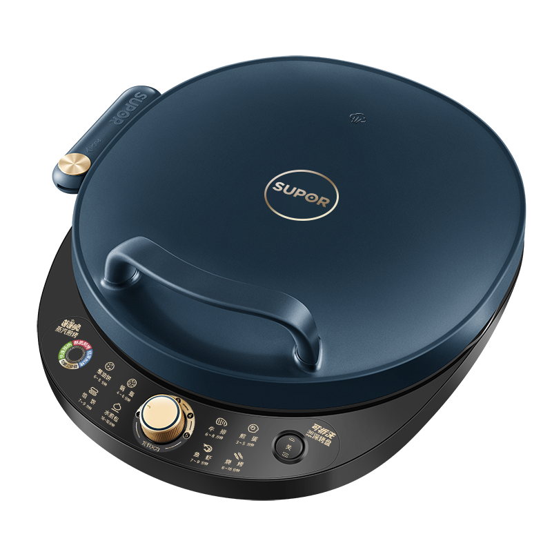 苏泊尔(SUPOR)电饼铛家用电饼档下可拆洗三明治机早餐机煎饼锅 蒸汽加深加大加深烙饼锅JD34RQ877