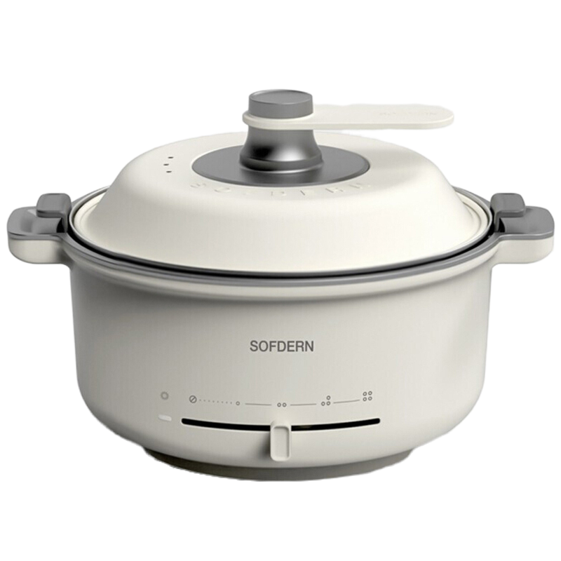 美的(Midea) 电火锅DY28P401多用途锅4.5L多功能不粘防干烧电煮炒烤一体锅