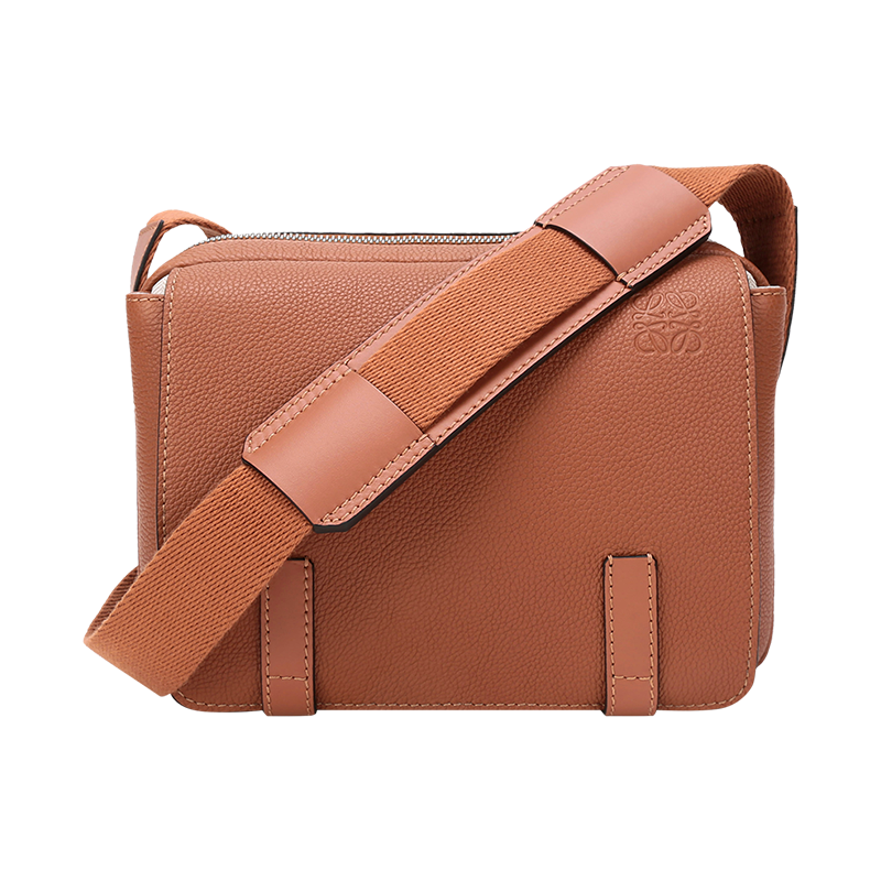 罗意威 LOEWE 男士军事风格系列牛皮单肩斜挎包超小号317 12AA72