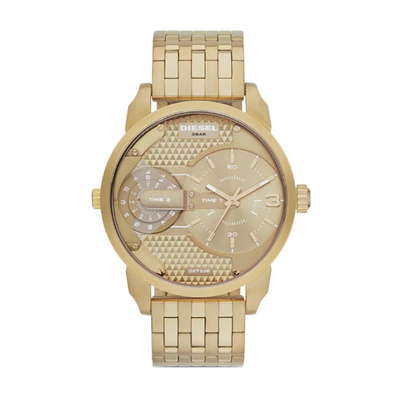 迪赛DIESEL男士多时区大表盘计时石英手表时尚 DZ7306