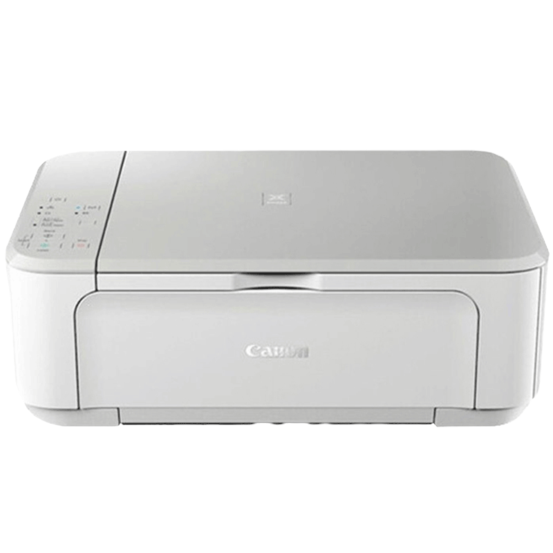 佳能(Canon)MG3680 喷墨打印机一体机 照片彩色打印双面打印机 喷墨一体机 打印 复印 扫描 手机无线WiFi 家用办公打印三合一 女神白 (套餐一)