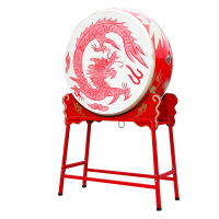 鑫声威 牛皮鼓1米立式战鼓龙鼓+鼓架常规款
