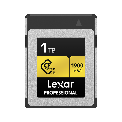 雷克沙(Lexar)1TB CFexpress Type-B存储卡高端相机内存卡与XQD摄像机兼容大疆Ronin4D
