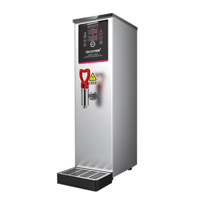 乐创(lecon) 商用开水器 KW-10SA 经济款定时省电双屏 出水量40升/小时 银色10升饮料机