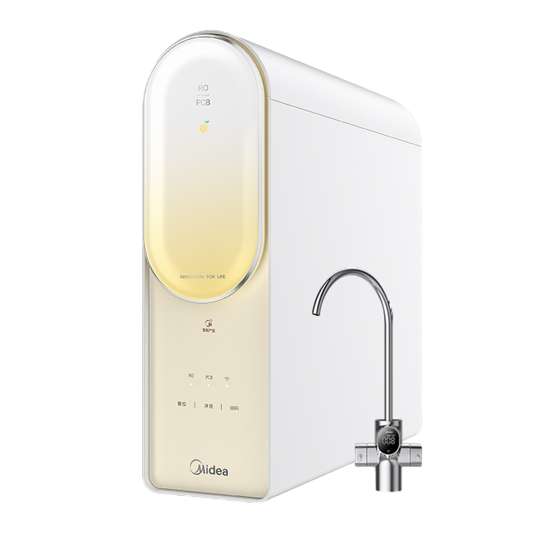 美的(Midea)净水器澎湃系列T1200G家用直饮机净水机RO滤芯全时零陈水0阻垢剂反渗透滤器 MRO806-3000