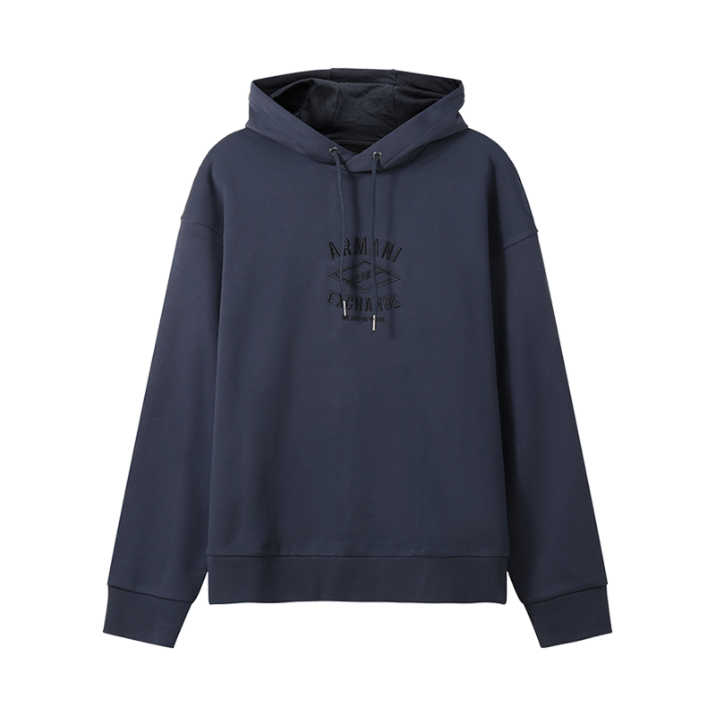 阿玛尼 ARMANI EXCHANGE 男士棉质连帽卫衣运动衫6LZMLD ZJNBZ
