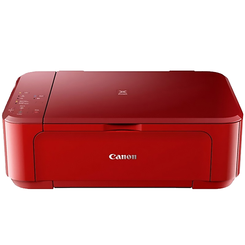 佳能(Canon)MG3680 喷墨打印机一体机 照片彩色打印双面打印机 喷墨一体机 打印 复印 扫描 手机无线WiFi 家用办公打印三合一 热情红 (套餐三)