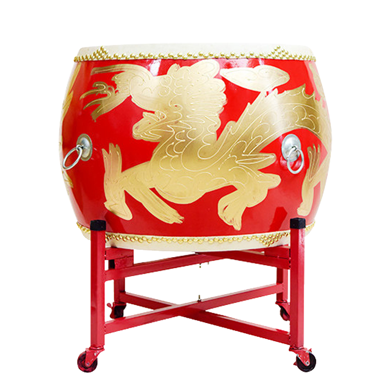 豪利特18寸牛皮鼓战鼓龙战鼓带鼓架常规款