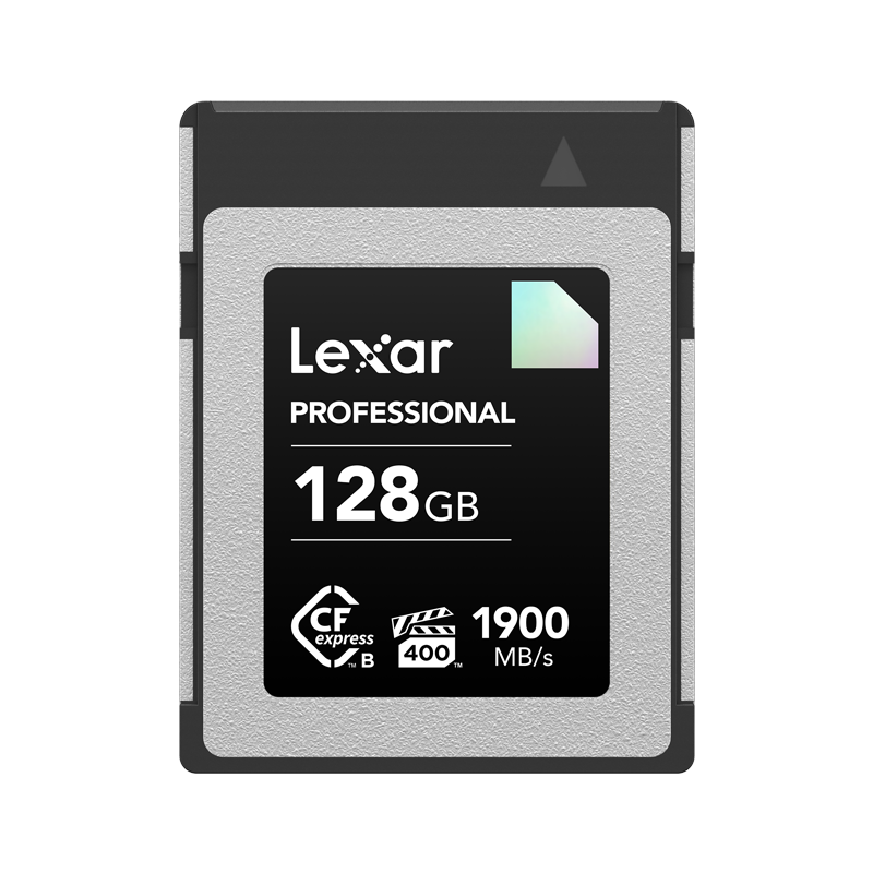 雷克沙(Lexar)128GB CFexpress Type-B存储卡高端相机内存卡CFE钻石卡与XQD摄像机向后兼容