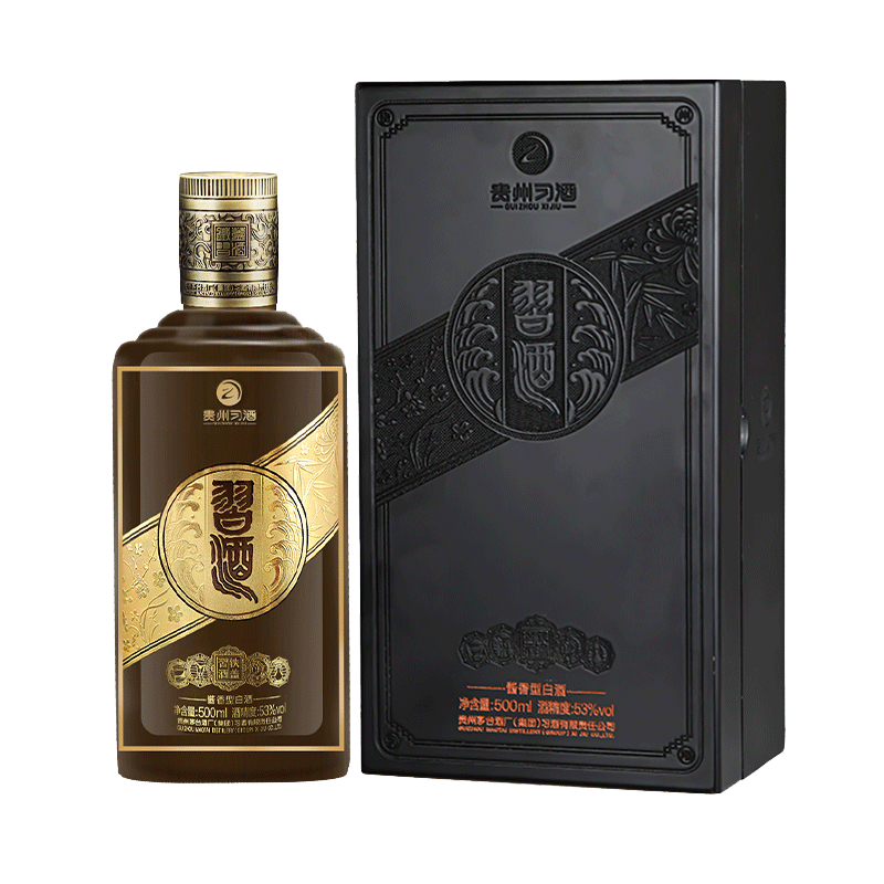 习酒习酒铁盖 单瓶礼盒装 酱香型白酒53度500ml