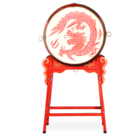 豪利特18寸立式牛皮鼓战鼓龙鼓带鼓架常规款