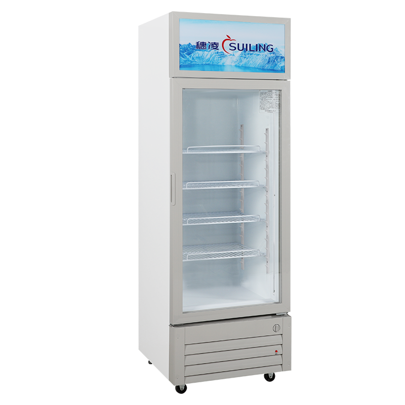 穗凌(SUILING) 317升饮料柜展示柜 冷藏单门立式展示柜 商用冰柜 便利店冰箱啤酒饮料冷藏柜LG4-317L