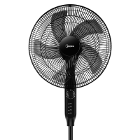 美的(Midea)工业电风扇FES45-20A家用落地扇强力大风大功率金属风扇 铜芯电机 强劲大风 四挡风速 升降调节