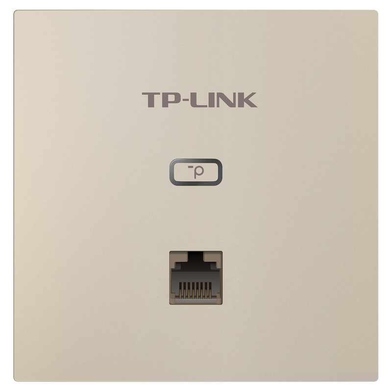 TP-LINK 双频千兆WiFi6无线面板式AP TL-XAP1802GI-PoE 薄款米兰金(方)易展版 企业酒店别墅wifi无线接入点 搭配AC路由器使用
