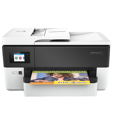 惠普HP OfficeJet Pro 7720 彩色喷墨A3打印机 惠普7720打印机无线网络A4自动双面打印复印扫描传真机一体机办公商用商务四合一设计图片