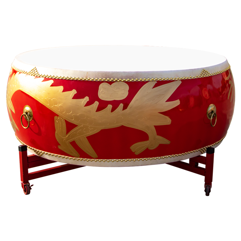 鑫声威 牛皮鼓2米战鼓龙鼓+鼓架常规款