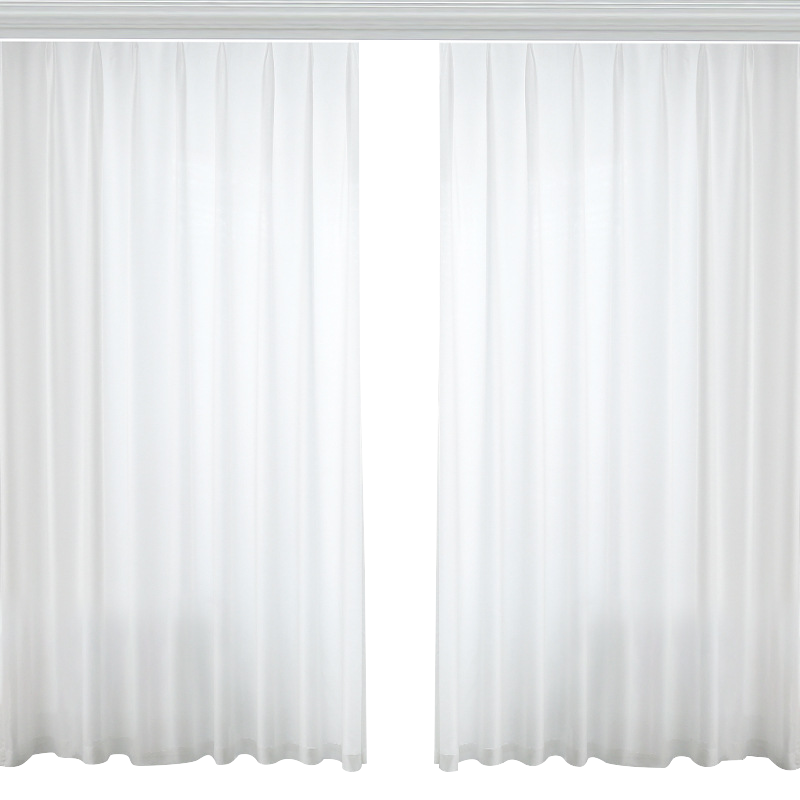 梦商 丝绒窗帘 透光纱窗帘布 定制