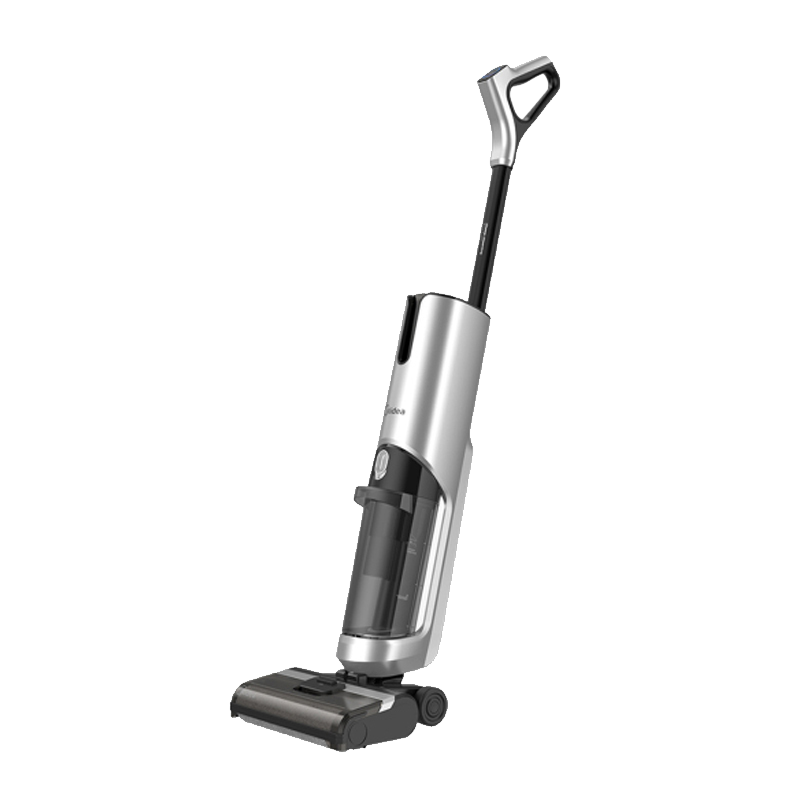 美的 二代手持智能除菌洗地机X9 家用IOT无线拖地机自清洁吸洗拖扫一体吸尘器LCD交互 智能感应实时调节 一键风干