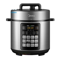 美的(Midea) 电压力锅 双胆5L家用智能高压鲜汤深胆大火速热快煮饭大屏多功能预约3-6人 MY-E522