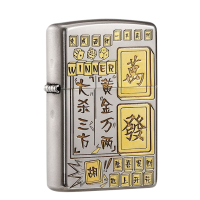 [苏宁自营]之宝Zippo打火机煤油正版zip麻将国潮风大杀三方雕刻正品限量礼物