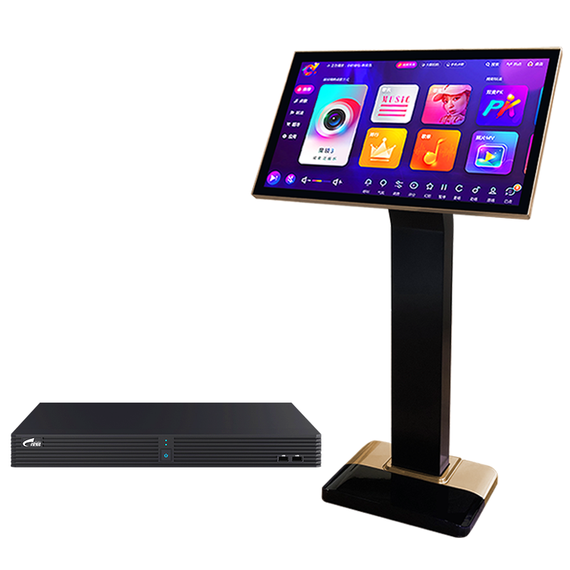 eVideo/视易D68点歌机双系统语音家庭唱歌KTV卡拉OK一体机多唱K米点歌台分体机点唱机