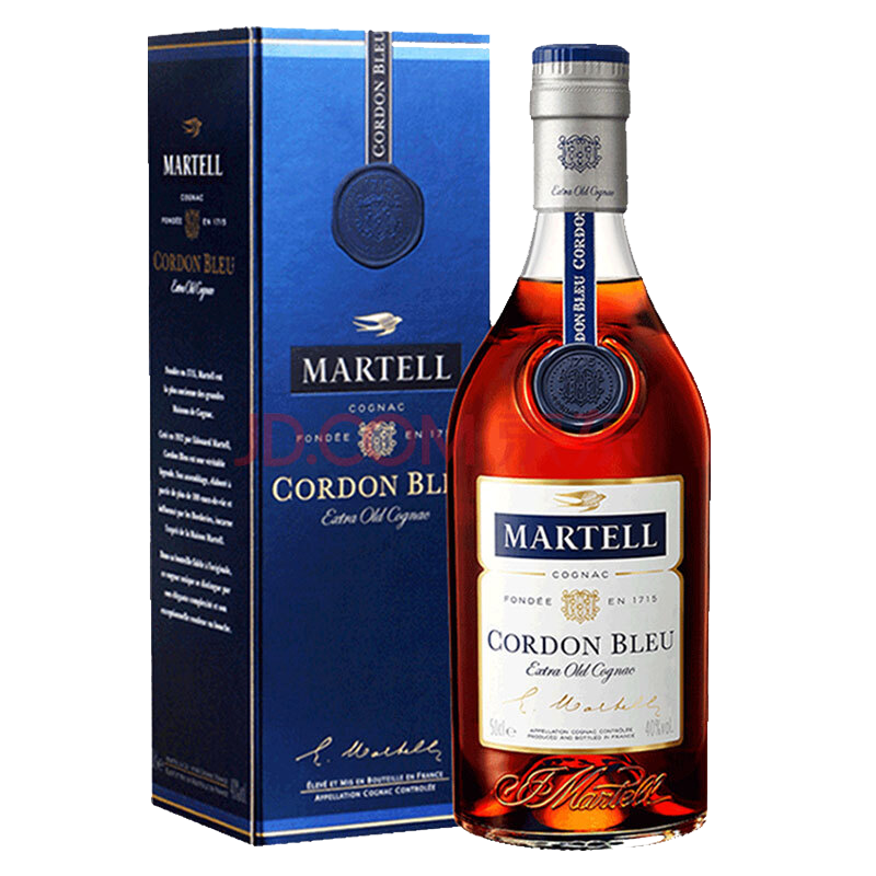 马爹利(Martell) 蓝带XO级 法国干邑白兰地 750ml/瓶 港版