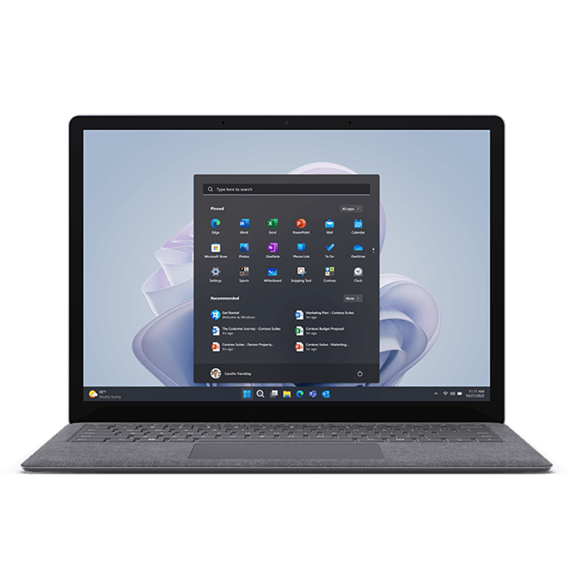 微软(Microsoft)Surface Laptop5 12代i5-1235U 8G 256G 锐炬Xe显卡 13.5英寸2.2K高色域触屏 亮铂金 轻薄本