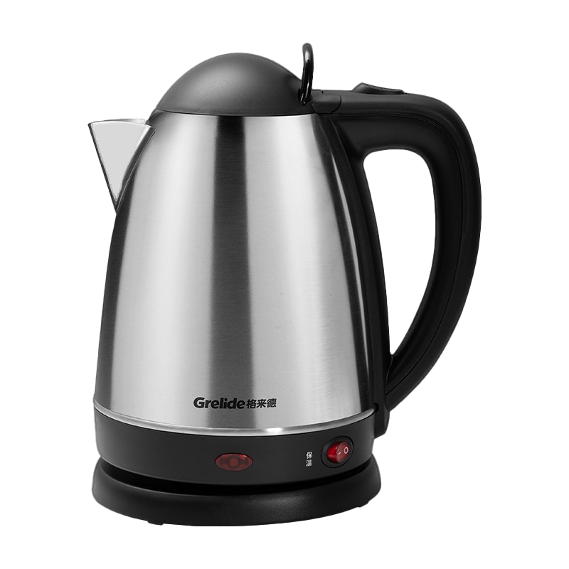 格来德 (Grelide) 电热烧水壶1.8升大容量家用酒店304不锈钢开水壶WKF- 318K