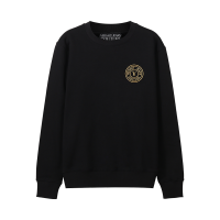 范思哲 VERSACE JEANS COUTURE 男士棉质加绒款圆领卫衣运动衫73GAIT07 CF00T