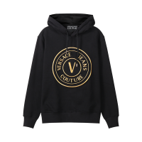 范思哲 VERSACE JEANS COUTURE 男士棉质加绒款连帽卫衣运动衫73GAIT05 CF00T