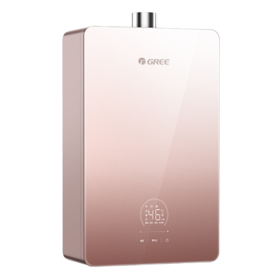 格力 (GREE) 燃气热水器 JSQ30-16C1 家用燃气热水器零冷水强排式大流量天然气适用热水器16L容量 英砂金