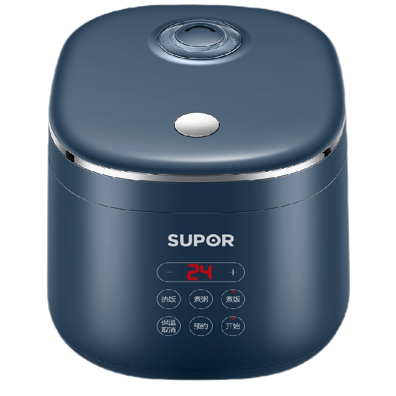 苏泊尔(SUPOR)2L电饭煲小型迷你小容量电饭锅不粘煮饭锅小功率1-2-3人单人宿舍多功能智能预约 SF20FC45