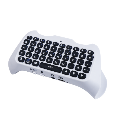 鑫喆适用于索尼PS5手柄无线蓝牙外接键盘游戏语音聊天打字输入外设全键盘内置扬声器sony5无线控制器配件