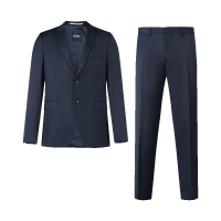雨果博斯 HUGO BOSS 春夏款 男士新剪羊毛修身版西装西服套装50479562