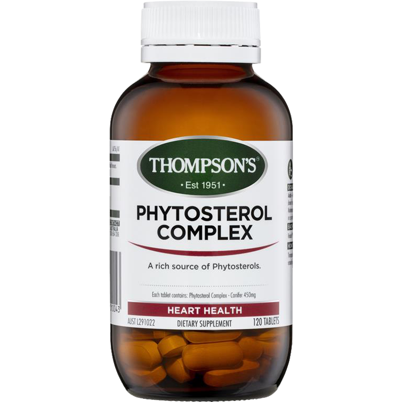 汤普森 Thompsons 复合胆固醇控制片 450mg 120粒 植物固醇 天然针叶树提取 新西兰