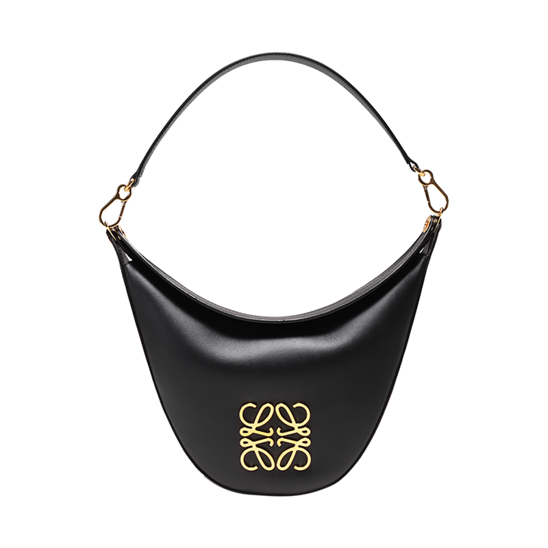 罗意威 LOEWE 女士Luna系列牛皮革半月形Hobo包手提单肩包腋下包A923PL9X15