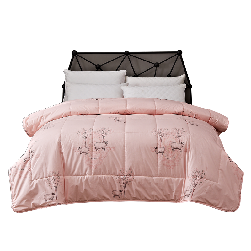 恒源祥礼业双人加厚冬季被芯祥锦豪华纯羊毛被