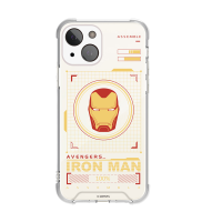 优加漫威适用苹果13手机壳iPhone11/12promax四角防摔透明不易发黄保护套美队钢铁侠黑豹潮牌男女